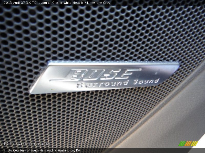 Glacier White Metallic / Limestone Gray 2013 Audi Q7 3.0 TDI quattro