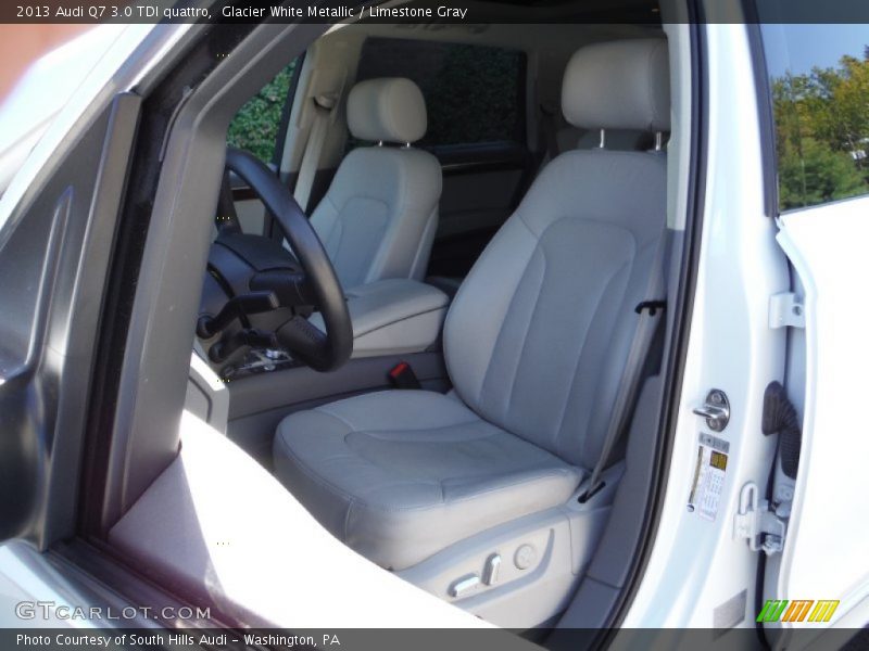 Glacier White Metallic / Limestone Gray 2013 Audi Q7 3.0 TDI quattro