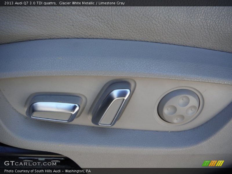 Glacier White Metallic / Limestone Gray 2013 Audi Q7 3.0 TDI quattro