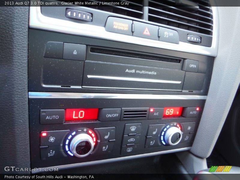 Glacier White Metallic / Limestone Gray 2013 Audi Q7 3.0 TDI quattro