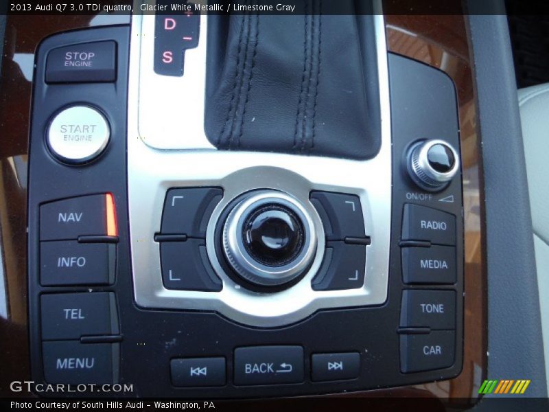 Glacier White Metallic / Limestone Gray 2013 Audi Q7 3.0 TDI quattro