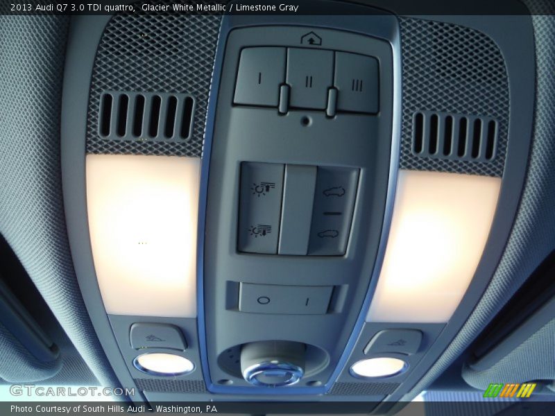 Glacier White Metallic / Limestone Gray 2013 Audi Q7 3.0 TDI quattro