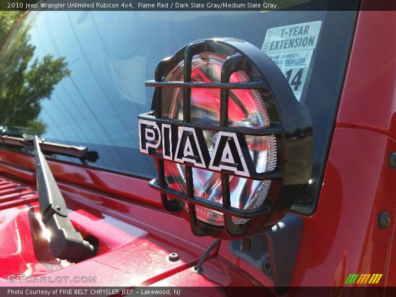 Flame Red / Dark Slate Gray/Medium Slate Gray 2010 Jeep Wrangler Unlimited Rubicon 4x4