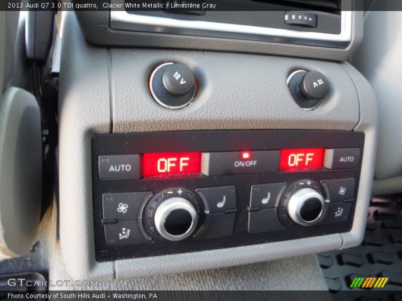 Glacier White Metallic / Limestone Gray 2013 Audi Q7 3.0 TDI quattro
