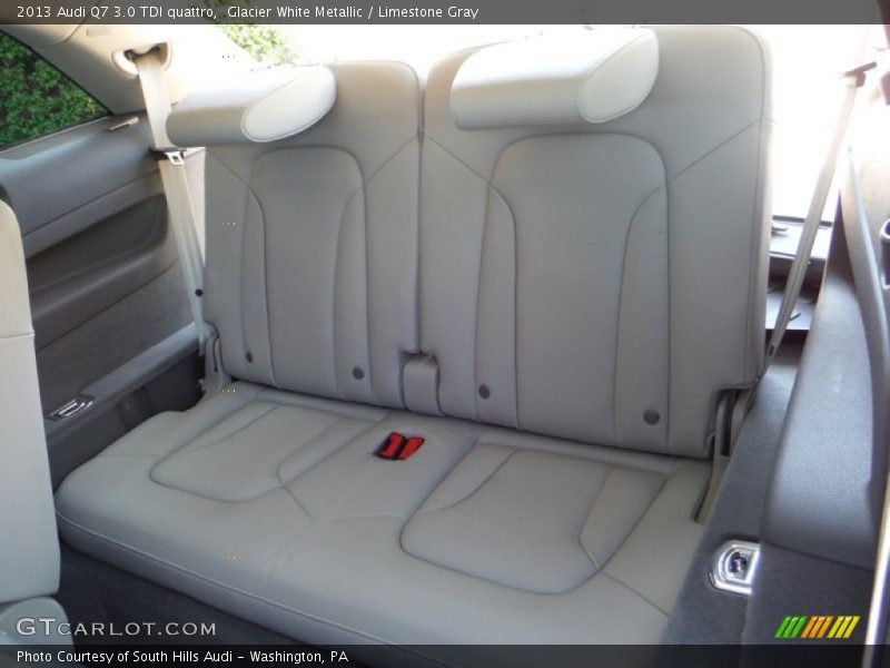 Glacier White Metallic / Limestone Gray 2013 Audi Q7 3.0 TDI quattro
