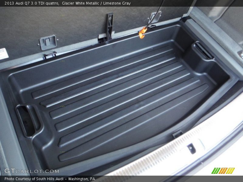 Glacier White Metallic / Limestone Gray 2013 Audi Q7 3.0 TDI quattro