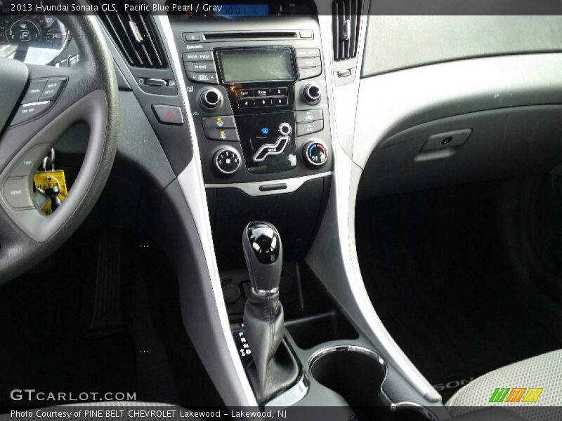 Pacific Blue Pearl / Gray 2013 Hyundai Sonata GLS