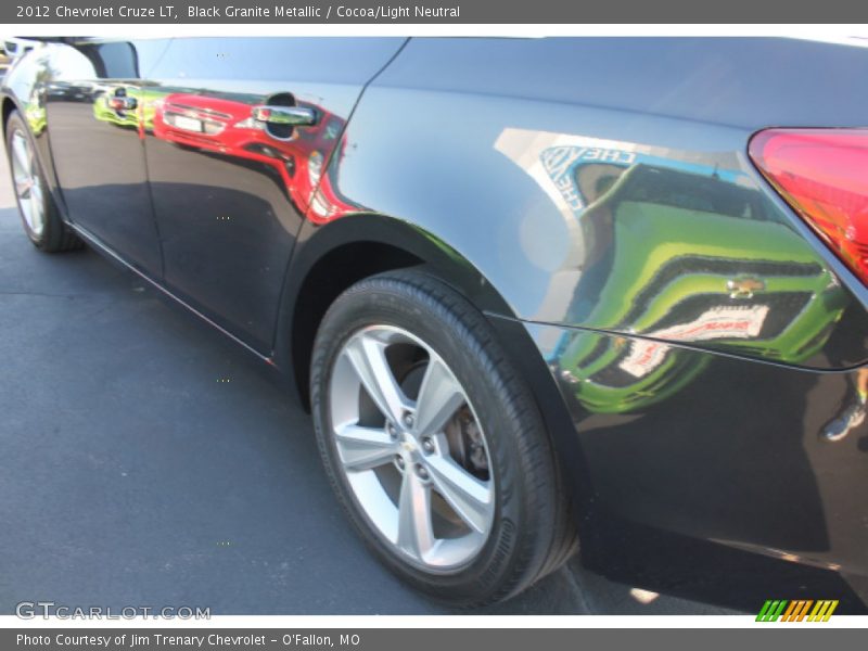 Black Granite Metallic / Cocoa/Light Neutral 2012 Chevrolet Cruze LT