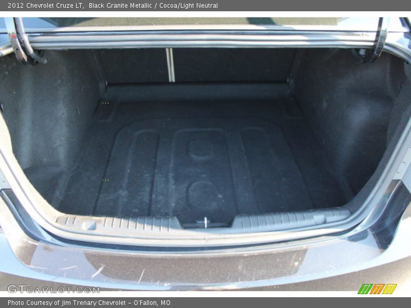 Black Granite Metallic / Cocoa/Light Neutral 2012 Chevrolet Cruze LT