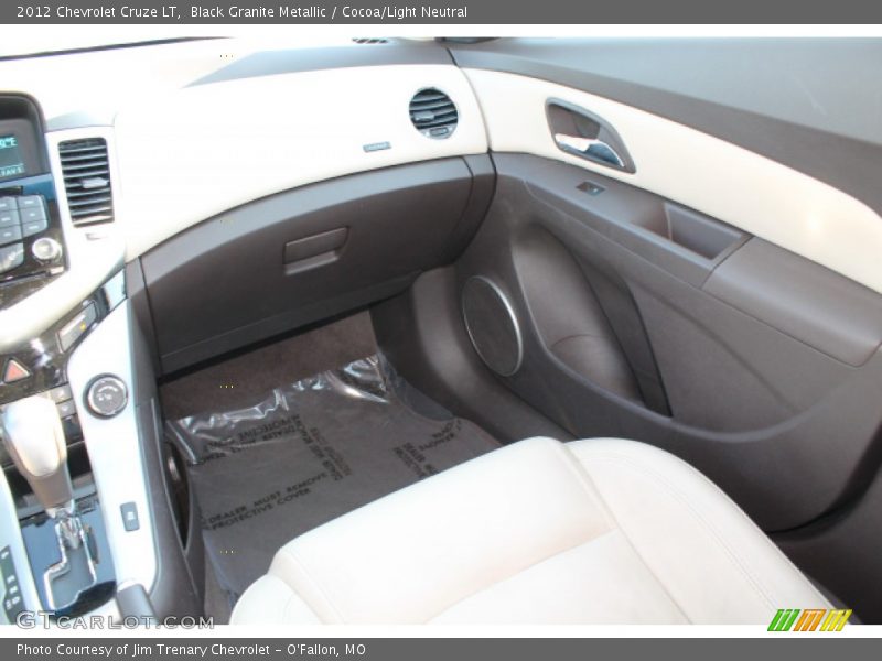 Black Granite Metallic / Cocoa/Light Neutral 2012 Chevrolet Cruze LT