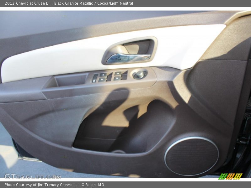 Black Granite Metallic / Cocoa/Light Neutral 2012 Chevrolet Cruze LT