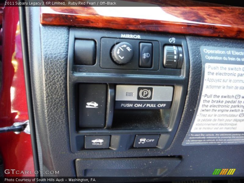 Ruby Red Pearl / Off-Black 2011 Subaru Legacy 3.6R Limited