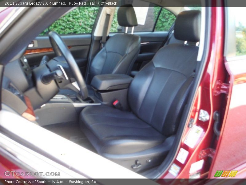 Ruby Red Pearl / Off-Black 2011 Subaru Legacy 3.6R Limited