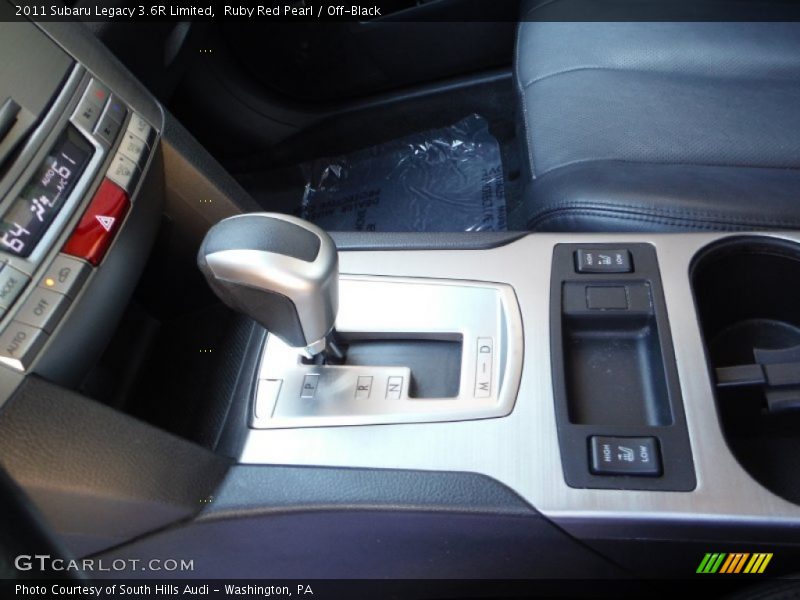 Ruby Red Pearl / Off-Black 2011 Subaru Legacy 3.6R Limited