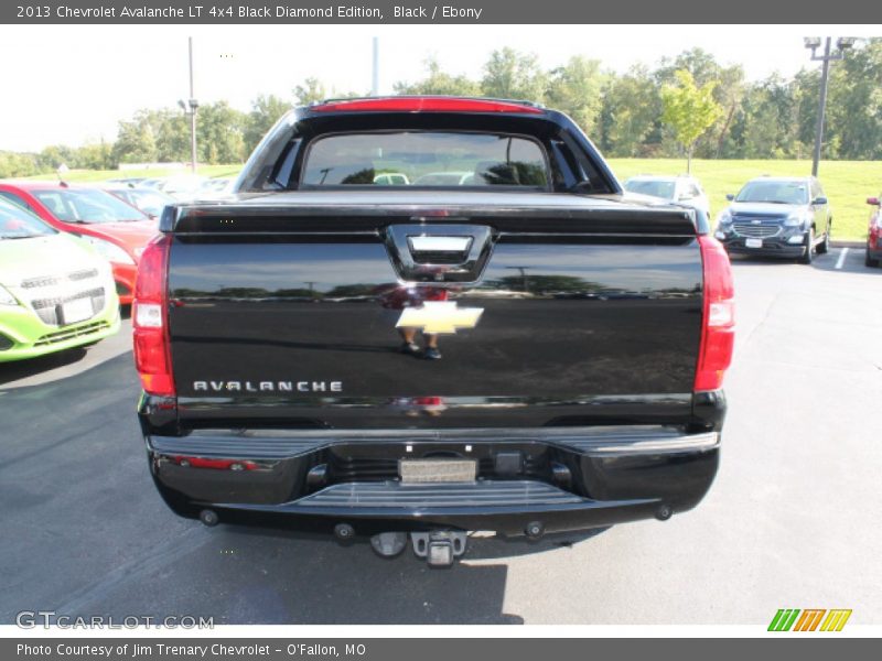 Black / Ebony 2013 Chevrolet Avalanche LT 4x4 Black Diamond Edition