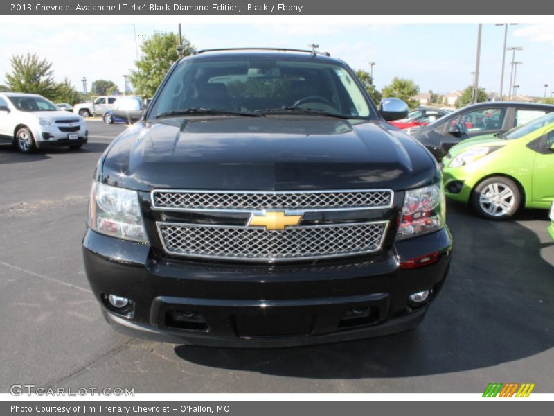 Black / Ebony 2013 Chevrolet Avalanche LT 4x4 Black Diamond Edition
