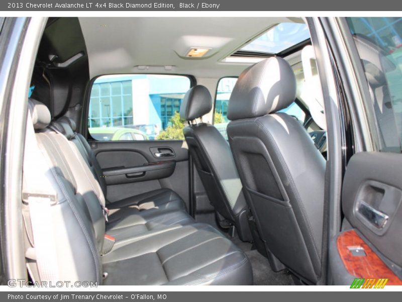 Black / Ebony 2013 Chevrolet Avalanche LT 4x4 Black Diamond Edition
