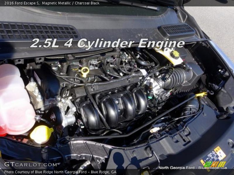 Magnetic Metallic / Charcoal Black 2016 Ford Escape S