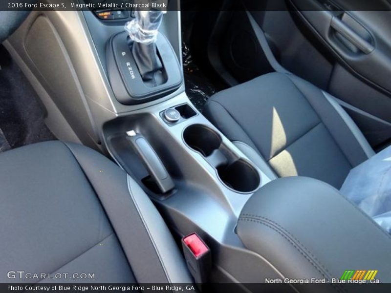 Magnetic Metallic / Charcoal Black 2016 Ford Escape S