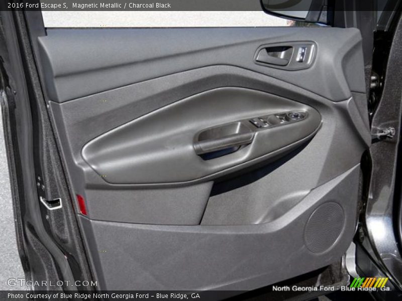 Magnetic Metallic / Charcoal Black 2016 Ford Escape S