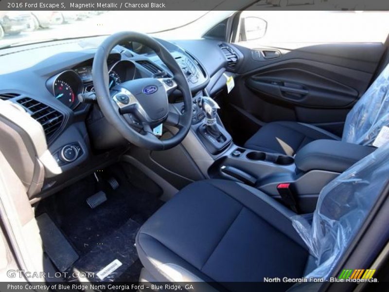 Magnetic Metallic / Charcoal Black 2016 Ford Escape S