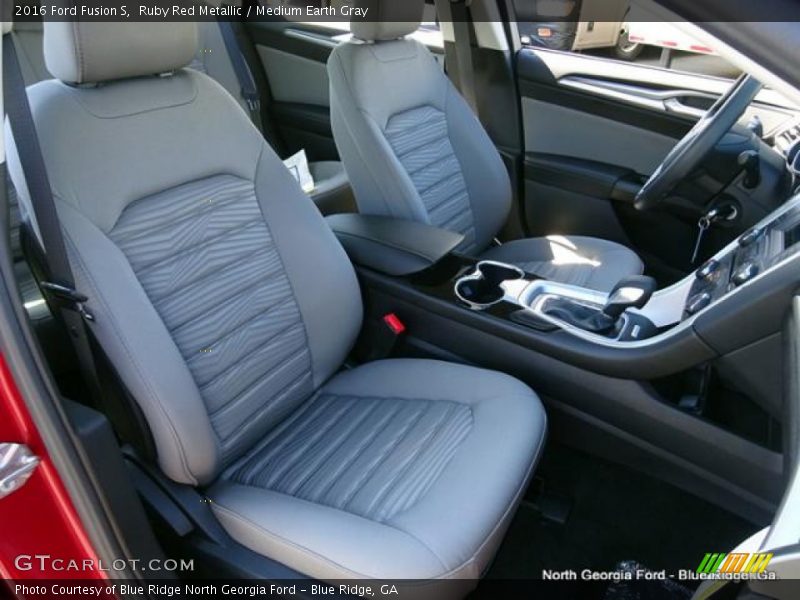 Ruby Red Metallic / Medium Earth Gray 2016 Ford Fusion S
