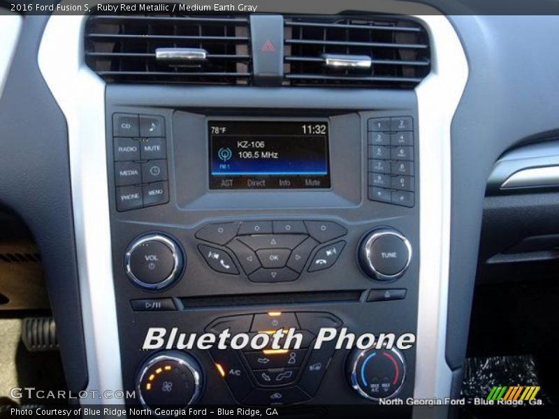 Ruby Red Metallic / Medium Earth Gray 2016 Ford Fusion S