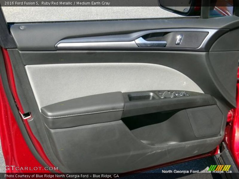 Ruby Red Metallic / Medium Earth Gray 2016 Ford Fusion S