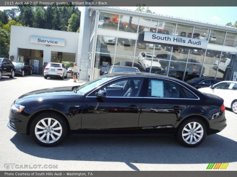 Brilliant Black / Black 2015 Audi A4 2.0T Premium quattro