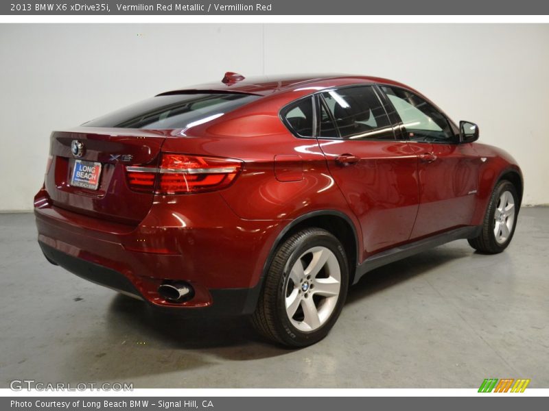 Vermilion Red Metallic / Vermillion Red 2013 BMW X6 xDrive35i