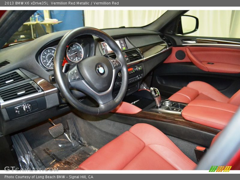 Vermilion Red Metallic / Vermillion Red 2013 BMW X6 xDrive35i