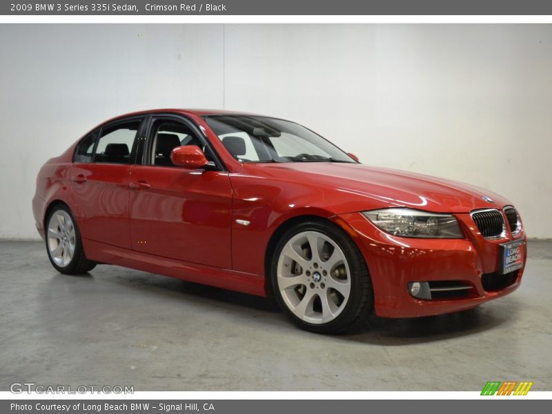Crimson Red / Black 2009 BMW 3 Series 335i Sedan