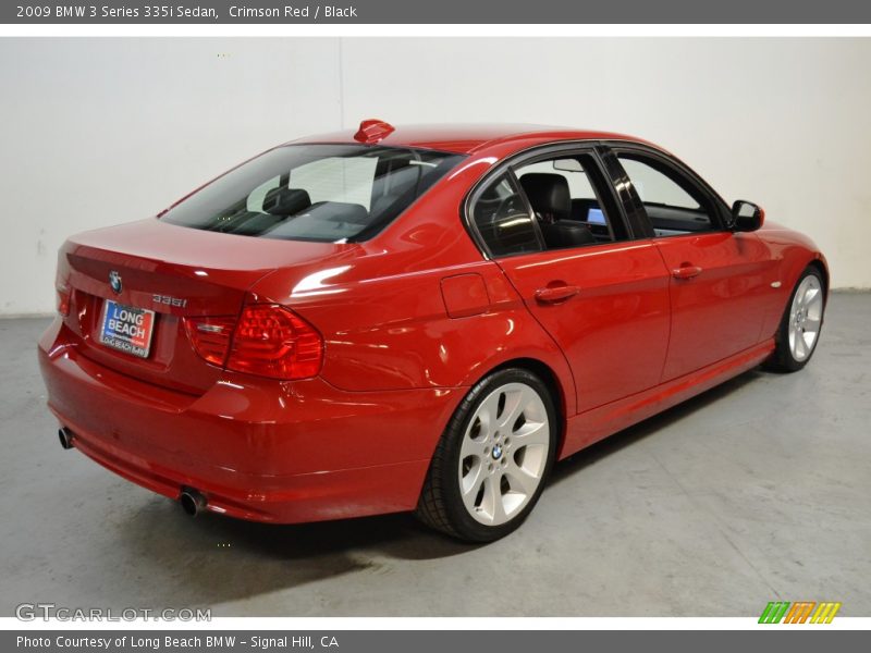 Crimson Red / Black 2009 BMW 3 Series 335i Sedan