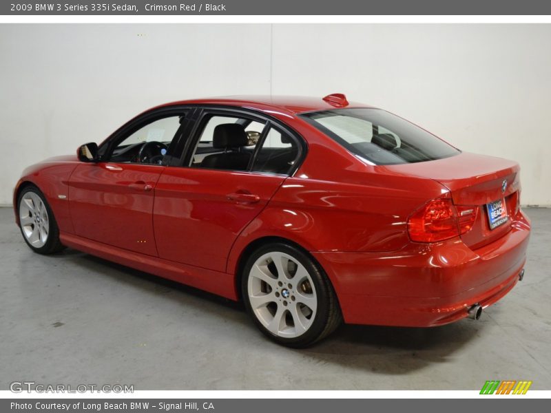 Crimson Red / Black 2009 BMW 3 Series 335i Sedan
