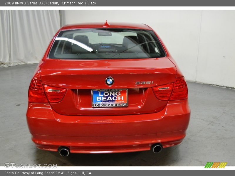 Crimson Red / Black 2009 BMW 3 Series 335i Sedan