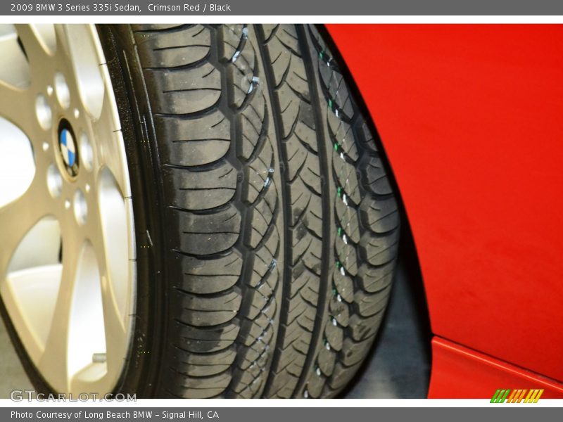 Crimson Red / Black 2009 BMW 3 Series 335i Sedan