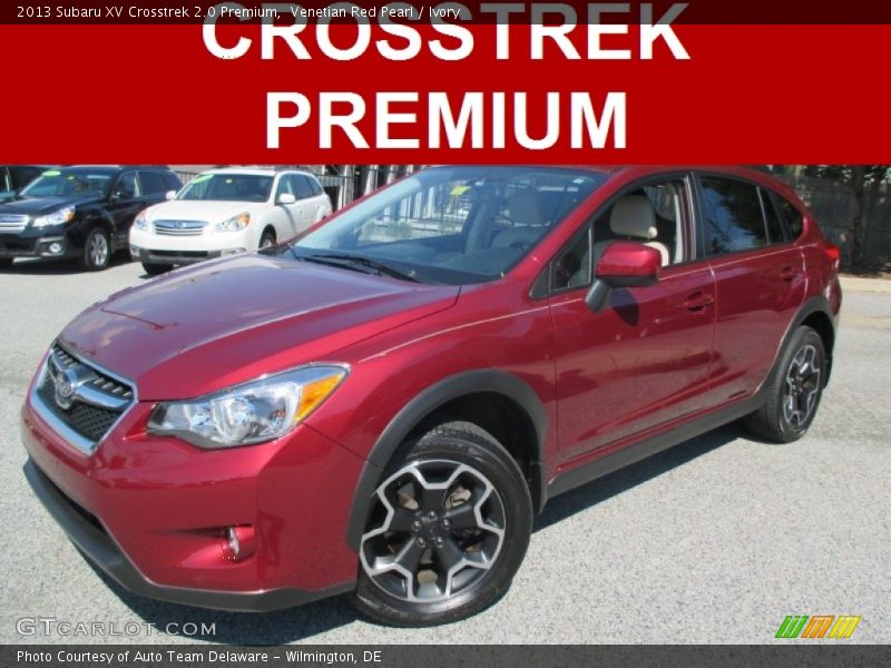 Venetian Red Pearl / Ivory 2013 Subaru XV Crosstrek 2.0 Premium