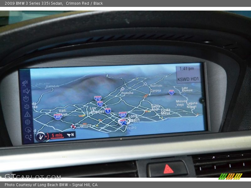 Crimson Red / Black 2009 BMW 3 Series 335i Sedan