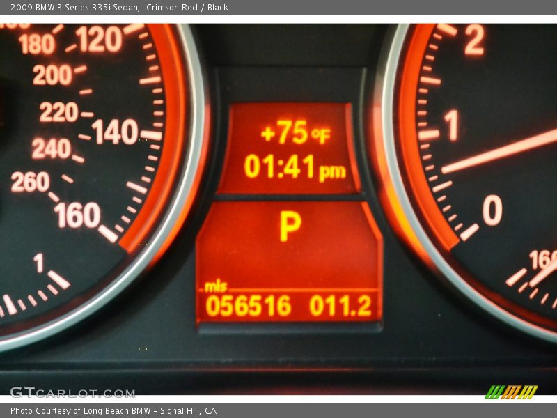 Crimson Red / Black 2009 BMW 3 Series 335i Sedan
