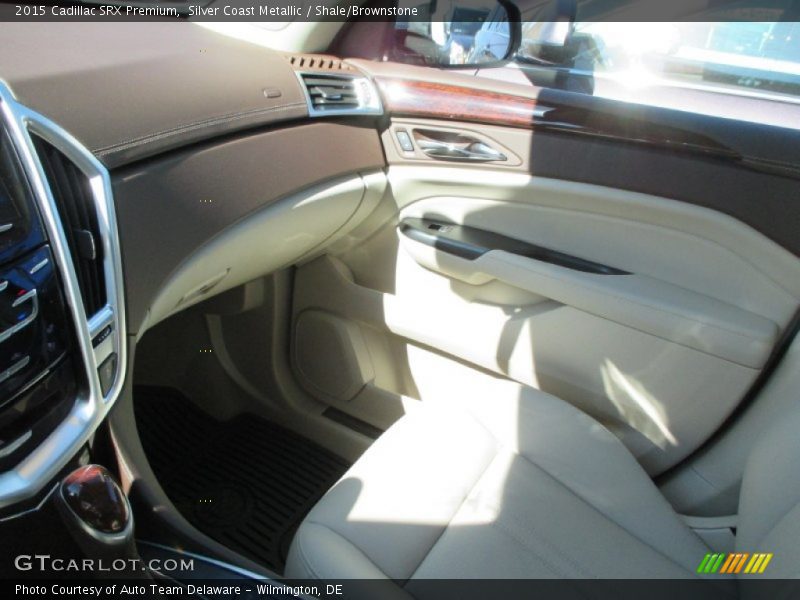 Silver Coast Metallic / Shale/Brownstone 2015 Cadillac SRX Premium