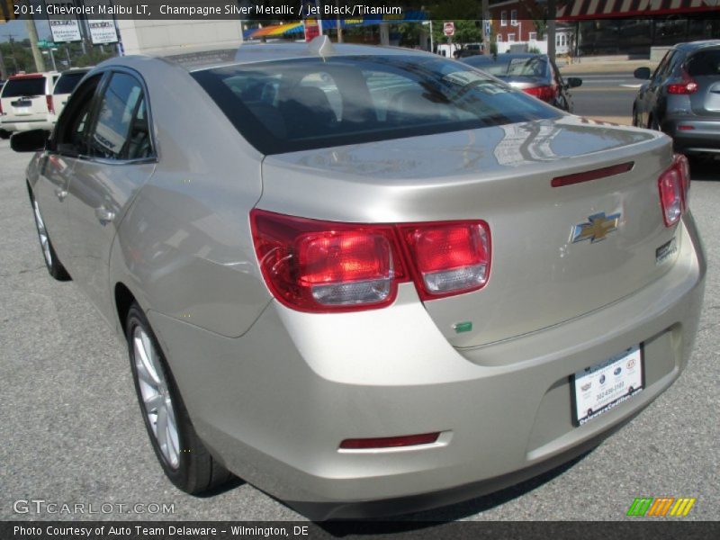 Champagne Silver Metallic / Jet Black/Titanium 2014 Chevrolet Malibu LT