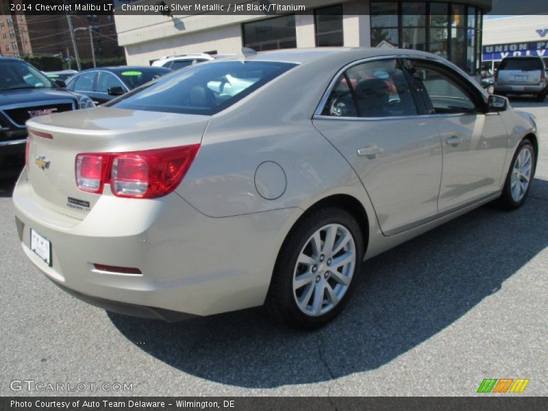 Champagne Silver Metallic / Jet Black/Titanium 2014 Chevrolet Malibu LT