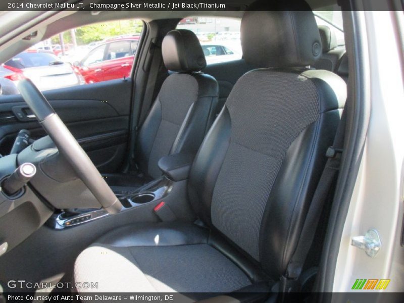 Champagne Silver Metallic / Jet Black/Titanium 2014 Chevrolet Malibu LT