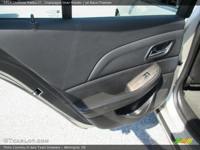 Champagne Silver Metallic / Jet Black/Titanium 2014 Chevrolet Malibu LT