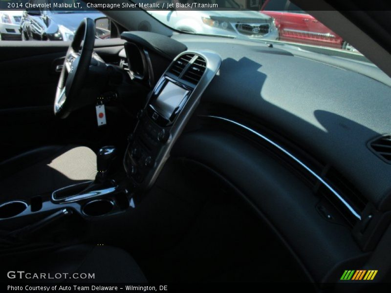 Champagne Silver Metallic / Jet Black/Titanium 2014 Chevrolet Malibu LT