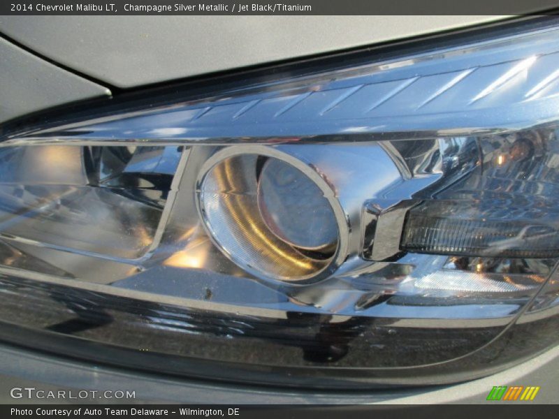Champagne Silver Metallic / Jet Black/Titanium 2014 Chevrolet Malibu LT