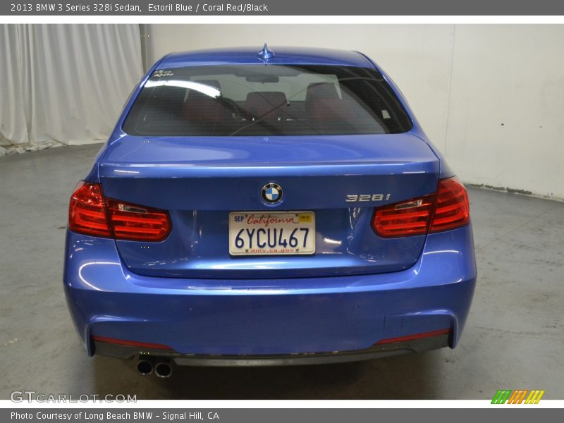 Estoril Blue / Coral Red/Black 2013 BMW 3 Series 328i Sedan