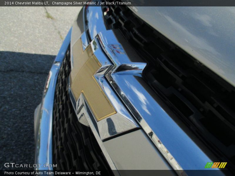 Champagne Silver Metallic / Jet Black/Titanium 2014 Chevrolet Malibu LT