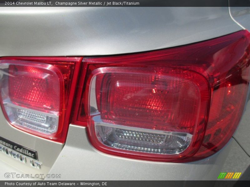 Champagne Silver Metallic / Jet Black/Titanium 2014 Chevrolet Malibu LT