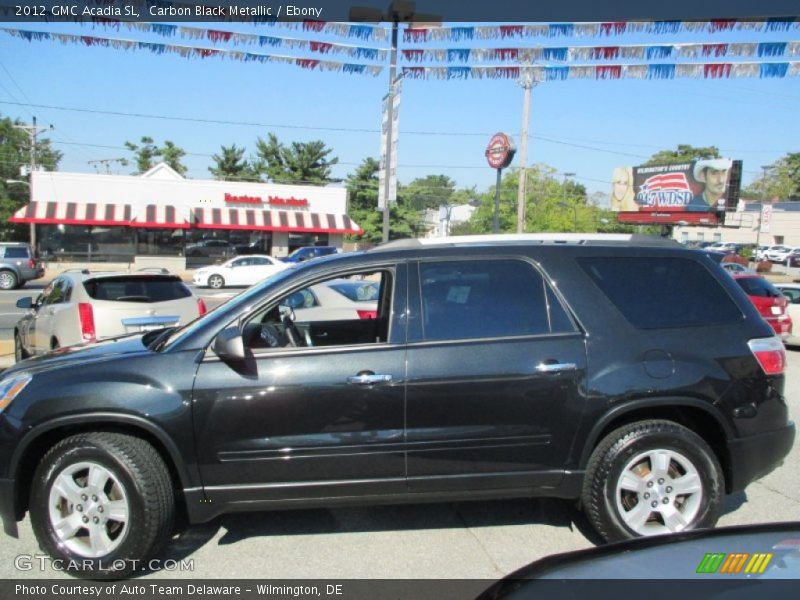 Carbon Black Metallic / Ebony 2012 GMC Acadia SL